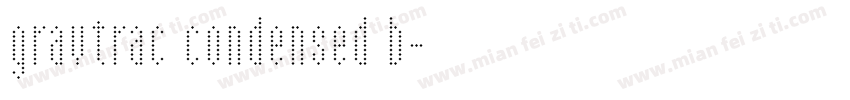 gravtrac condensed b字体转换